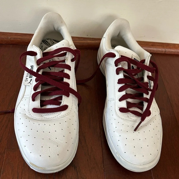 Puma G Vilas L2 Sneakers Size 8.5 White Leather RARE. - Picture 2 of 10